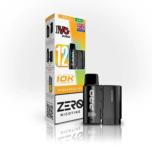 Pineapple Ice IVG Pro 12 Prefilled Pod | 0mg