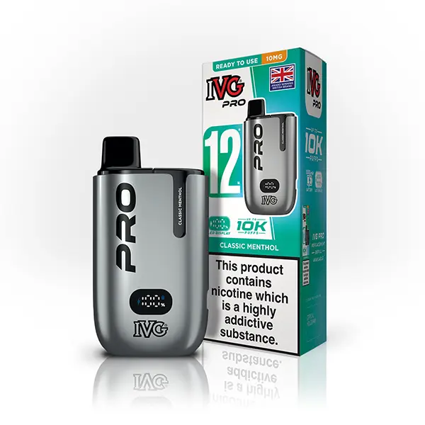 IVG Pro 12 Classic Menthol Pod Vape Kit | 10mg