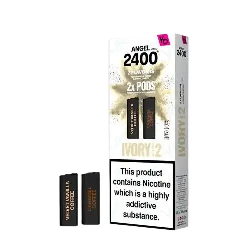  Angel 2400 Prefilled Vape Pods by Vapes Bar - Ivory Edition 2 