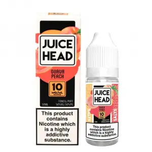 Guava Peach Nic Salt E-Liquid By Juice Head 10ml