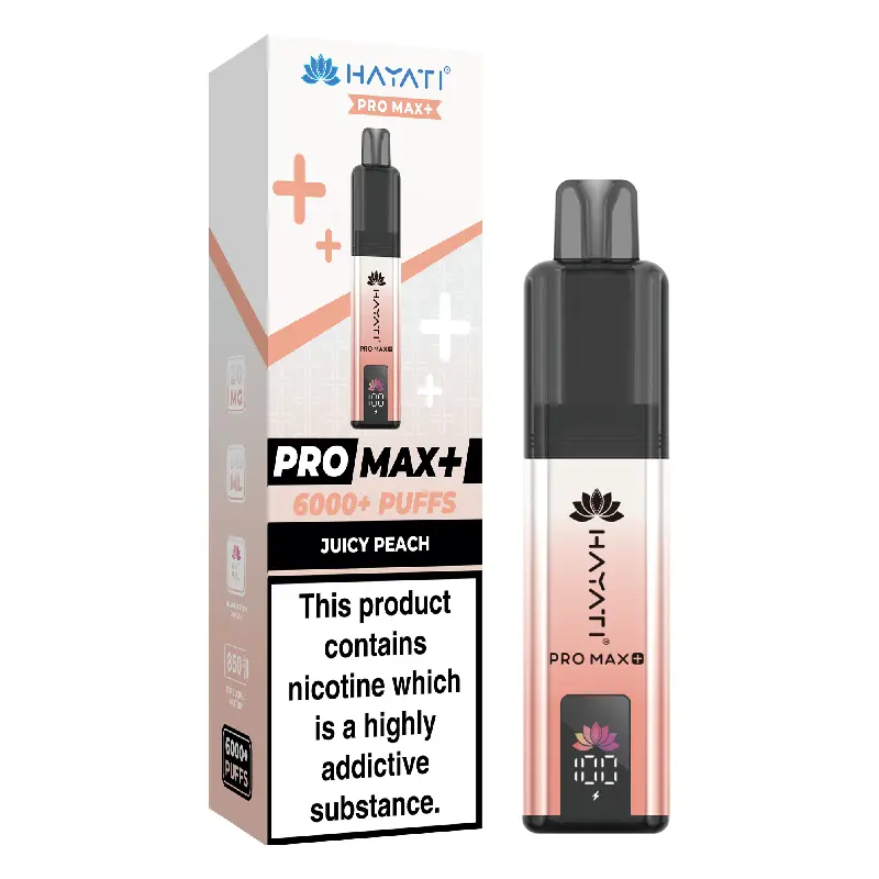 hayati pro juicy peach What Are The Best Elux Legend Flavours? main image 0