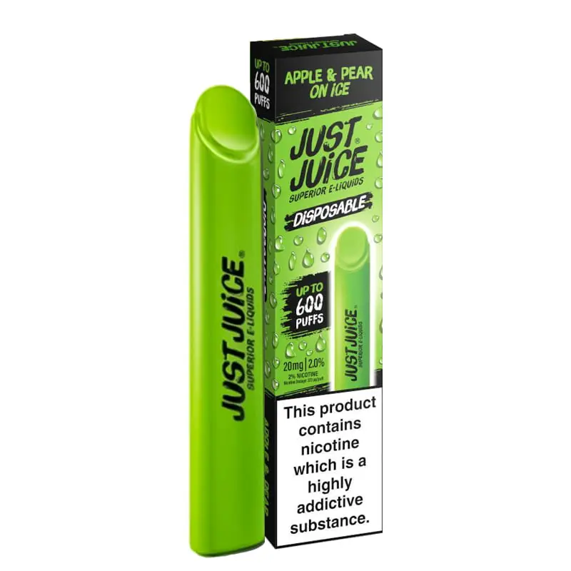  Apple & Pear on Ice by Just Juice Disposable Pen - 20mg - 600 Puffs (2ml) 