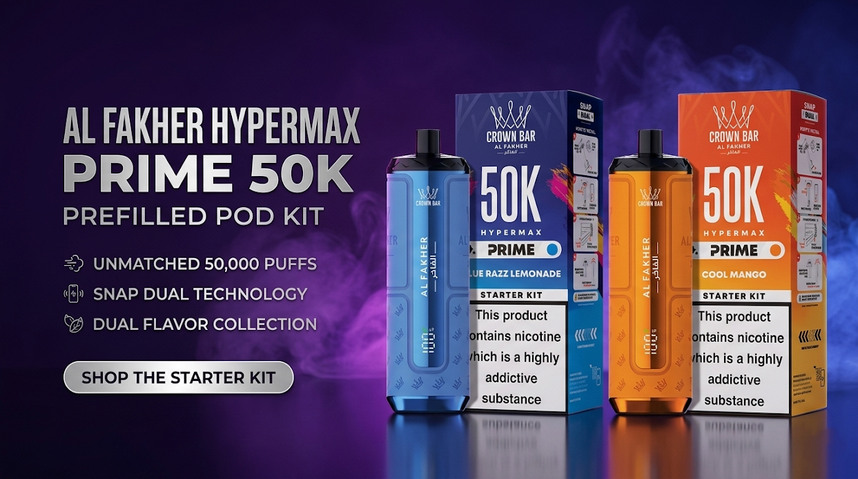 Key Features of Al Fakher Hypermax Prime 50K Kit