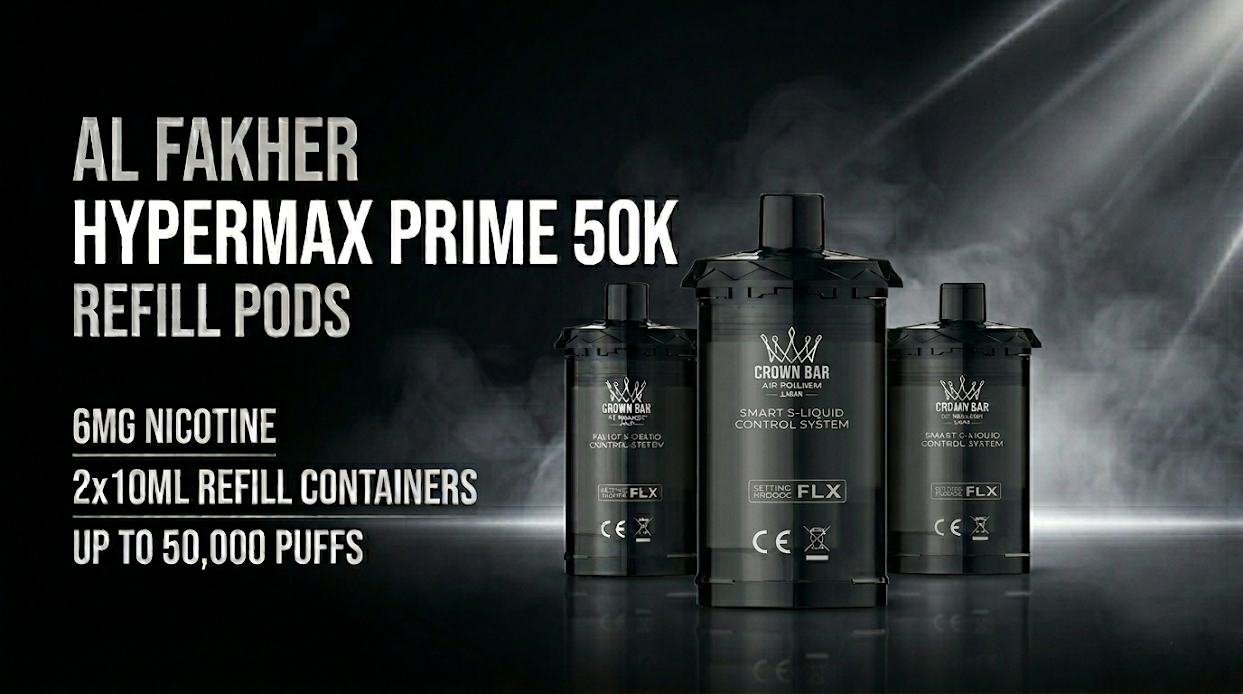 Key Features of Al Fakher Hypermax Prime 50K Pods