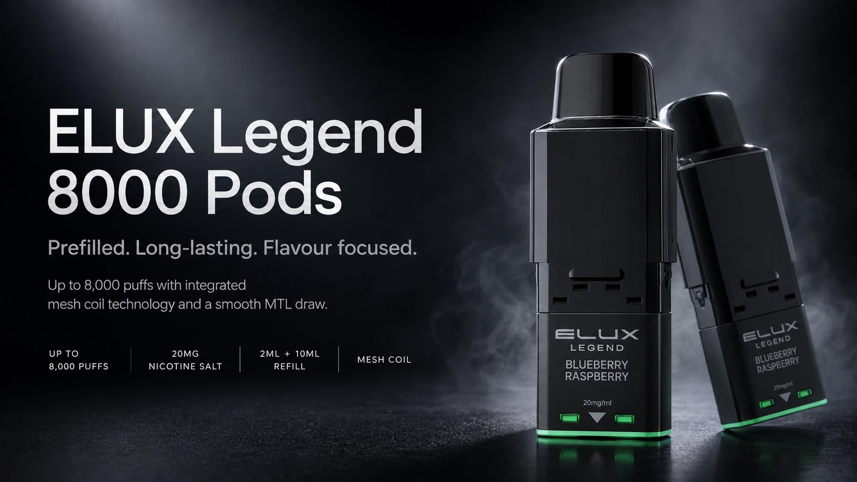 Key Features of Elux Legend 8000 Pods