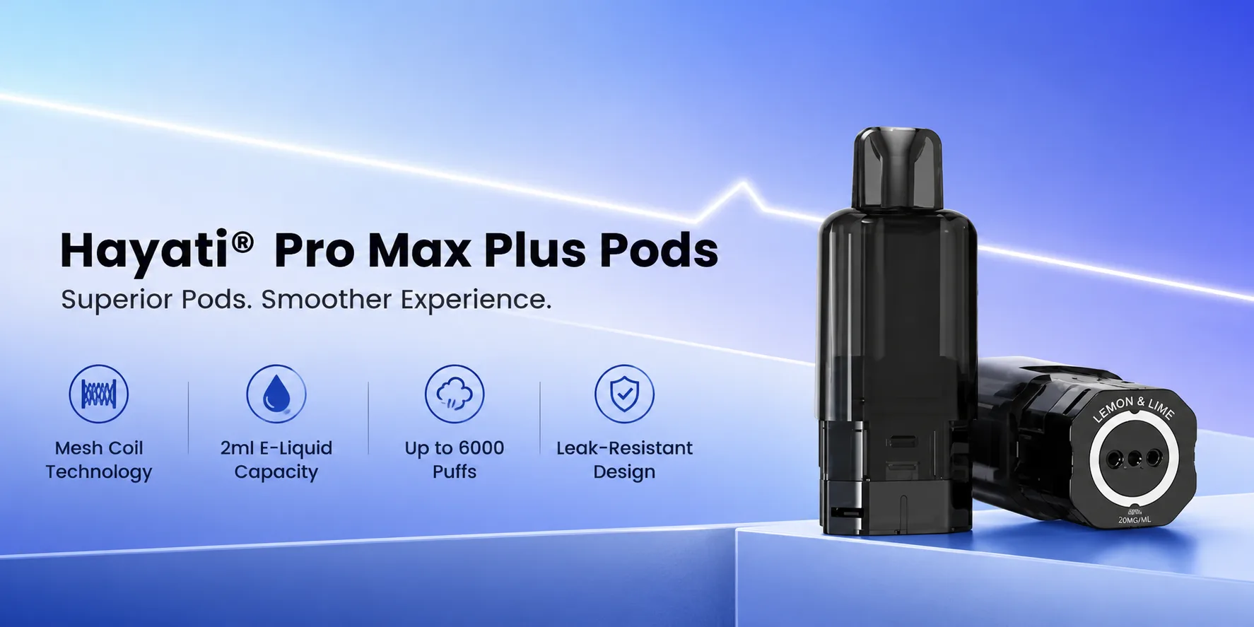 Key Features of Hayati Pro Max Plus Pods