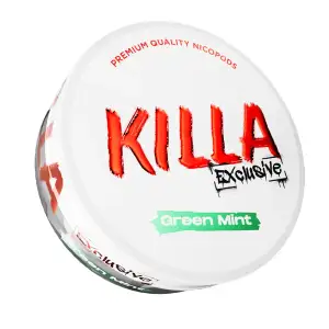 Green Mint Killa Exclusive Nicotine Pouches 16.5mg/g