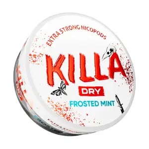 Killa Dry Nicotine Pouches 16mg/g | Frosted Mint