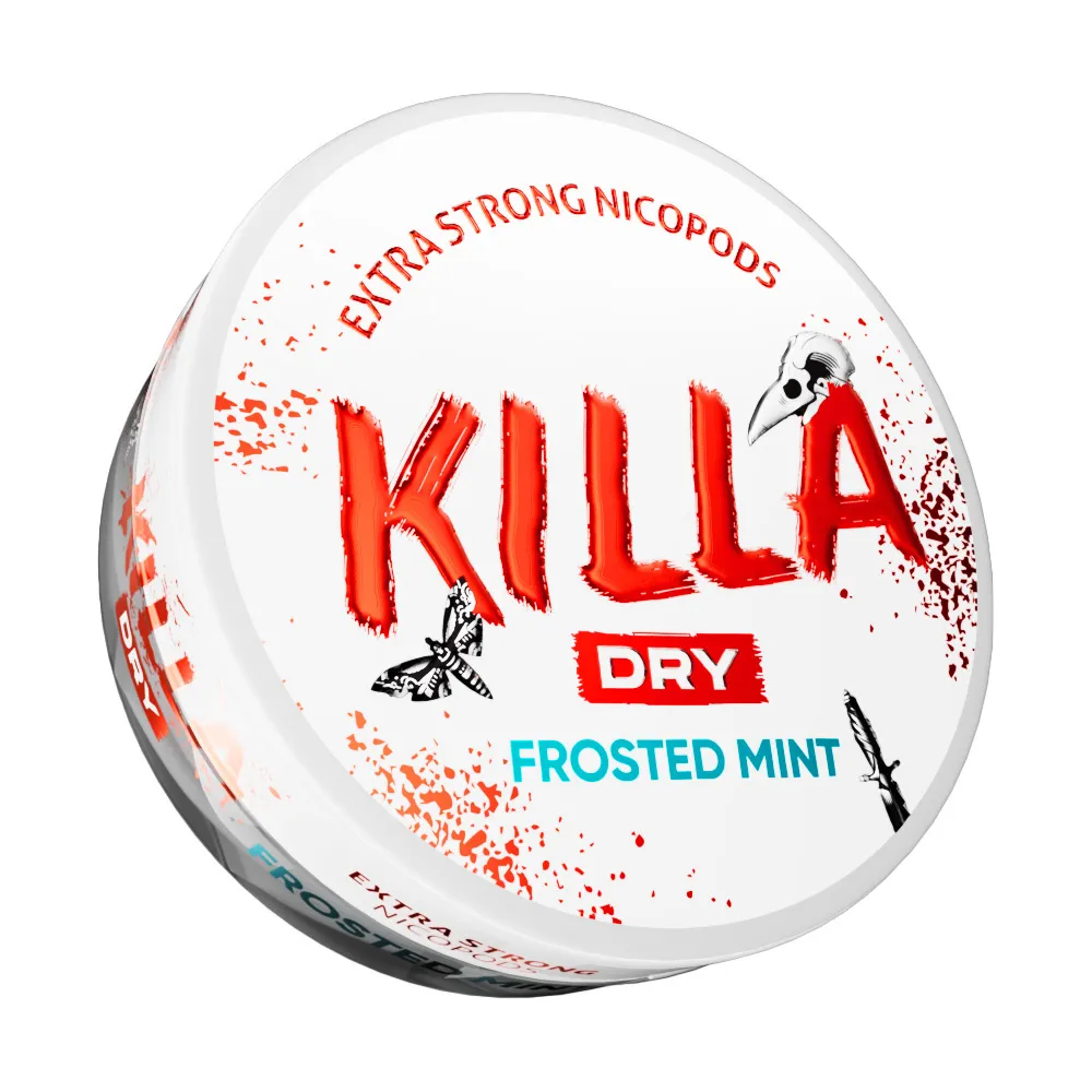 Killa Dry Nicotine Pouches 16mg/g | Frosted Mint