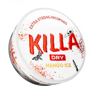 Mango Ice Killa Dry Nicotine Pouches 16mg/g