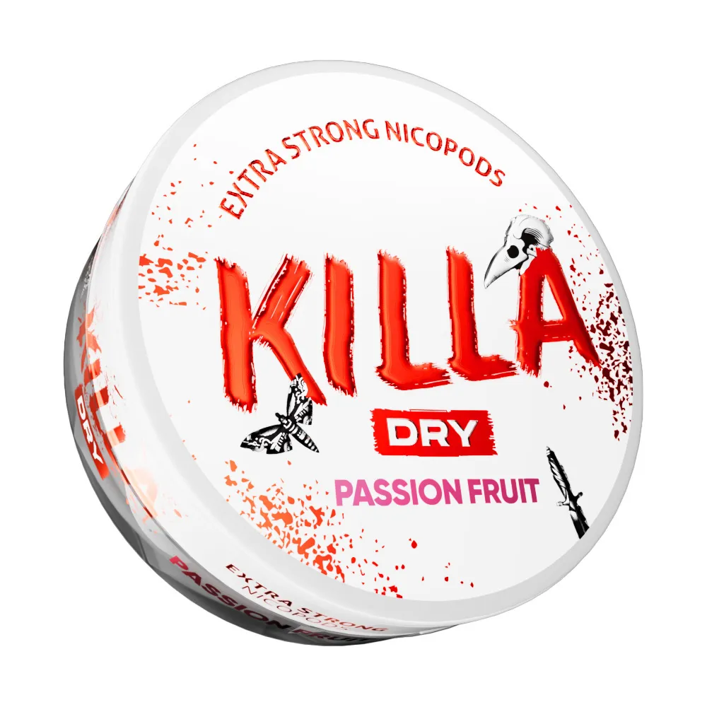 Passion Fruit Killa Dry Nicotine Pouches 16mg/g