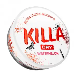 Watermelon Killa Dry Nicotine Pouches 16mg/g