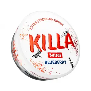 Blueberry Killa Mini Nicotine Pouches 16mg/g