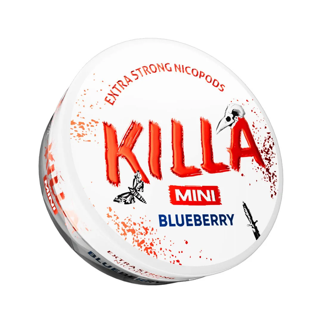 Blueberry Killa Mini Nicotine Pouches 16mg/g