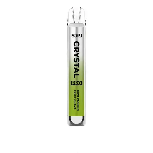  Crystal Bar Pro  (600 Puff) Disposable Vape by SKY - Kiwi Passionfruit Guava - 20mg 