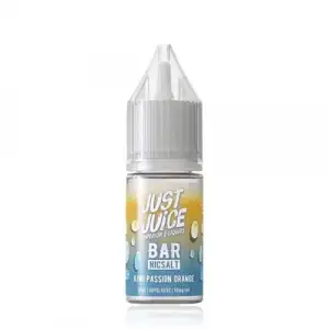 Kiwi Passion Orange Nic Salt E-Liquid by Just Juice Bar Salts 10ml