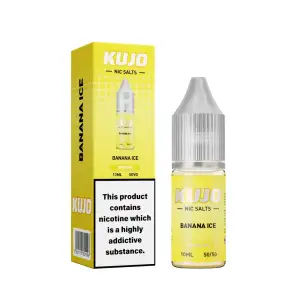 Banana Ice Nic Salt E-Liquid by Kujo 10ml