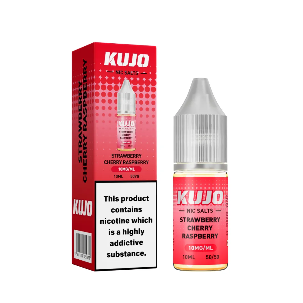 Strawberry Cherry Raspberry Nic Salt E-Liquid by Kujo 10ml