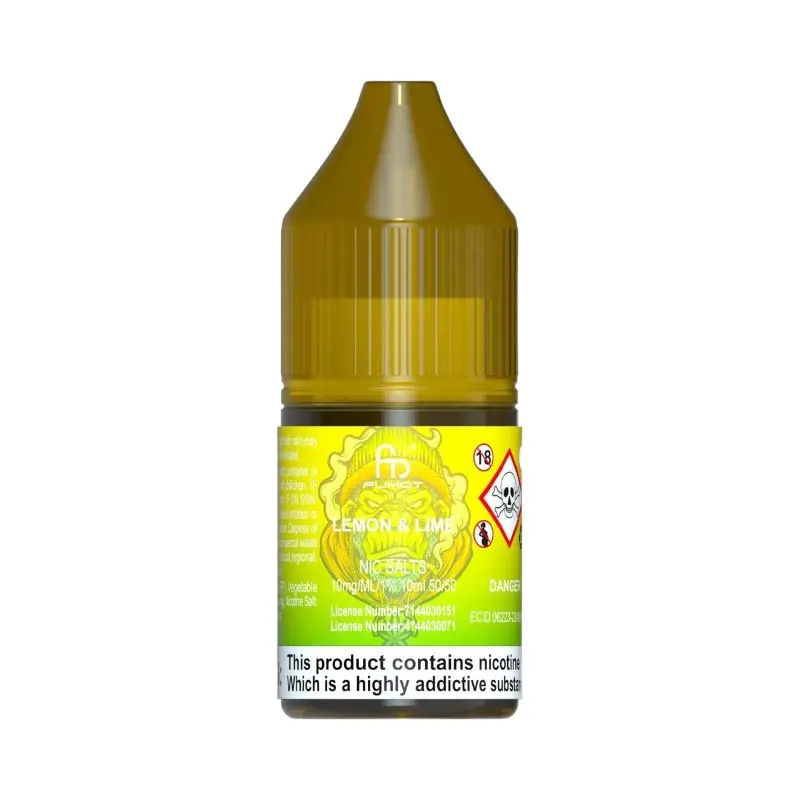  Lemon & Lime Nic Salt E-Liquid R and M Tornado Salts By Fumot 10ml  