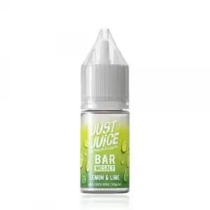 Lemon & Lime Nic Salt E-Liquid by Just Juice Bar Salts 10ml