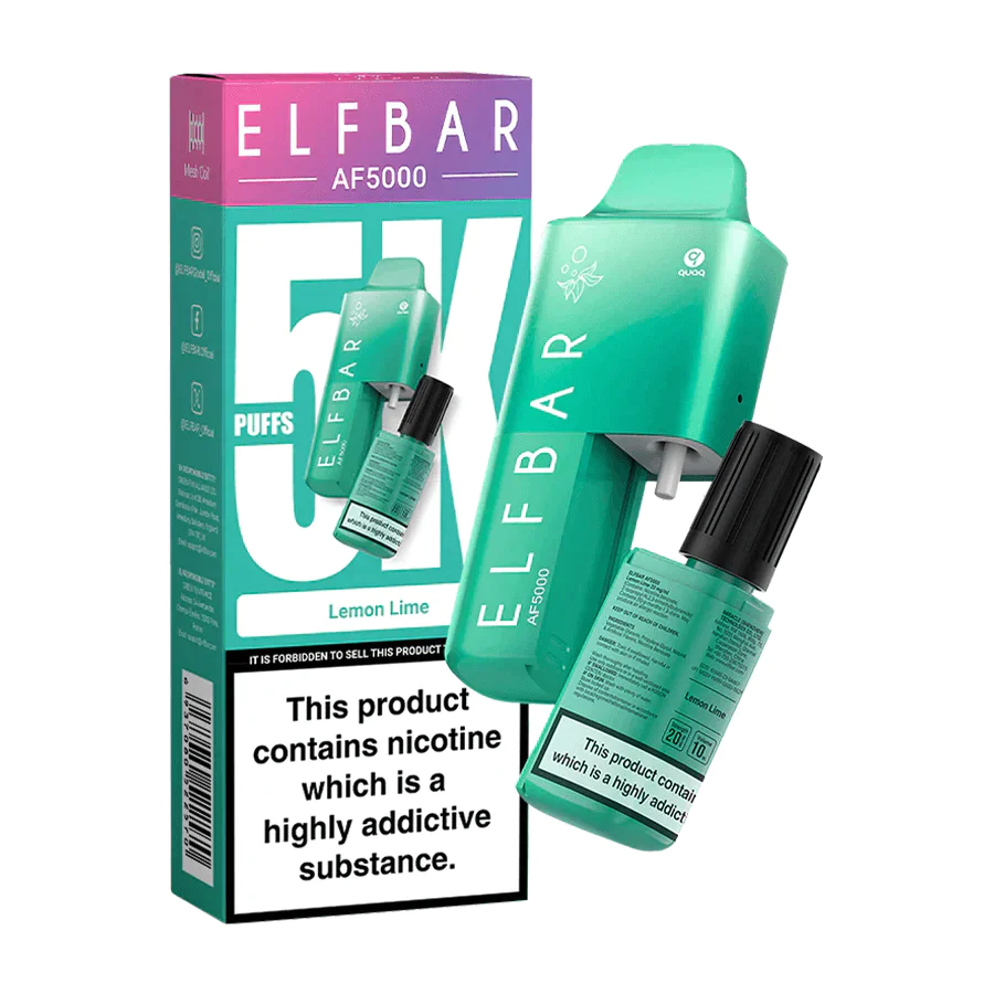 Lemon Lime by Elf Bar AF5000 Disposable Pod Kit 