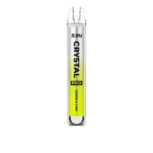  Crystal Bar Pro 20mg (600 Puff) Disposable Vape by SKY - Lemon & Lime 