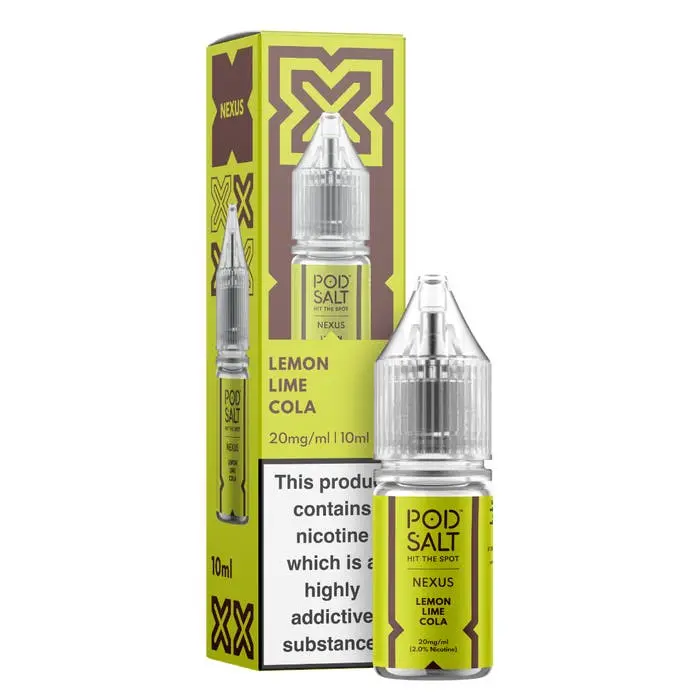 Lemon Lime Cola Nic Salt E-Liquid by Pod Salt Nexus 10ml