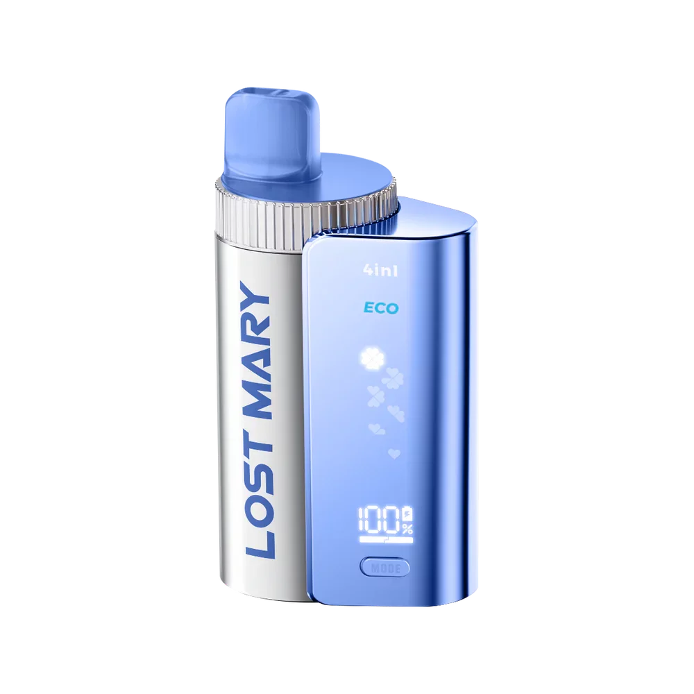 Lost Mary 4 in 1 3200 Puffs Disposable Vape Kit | Blueberry Lime