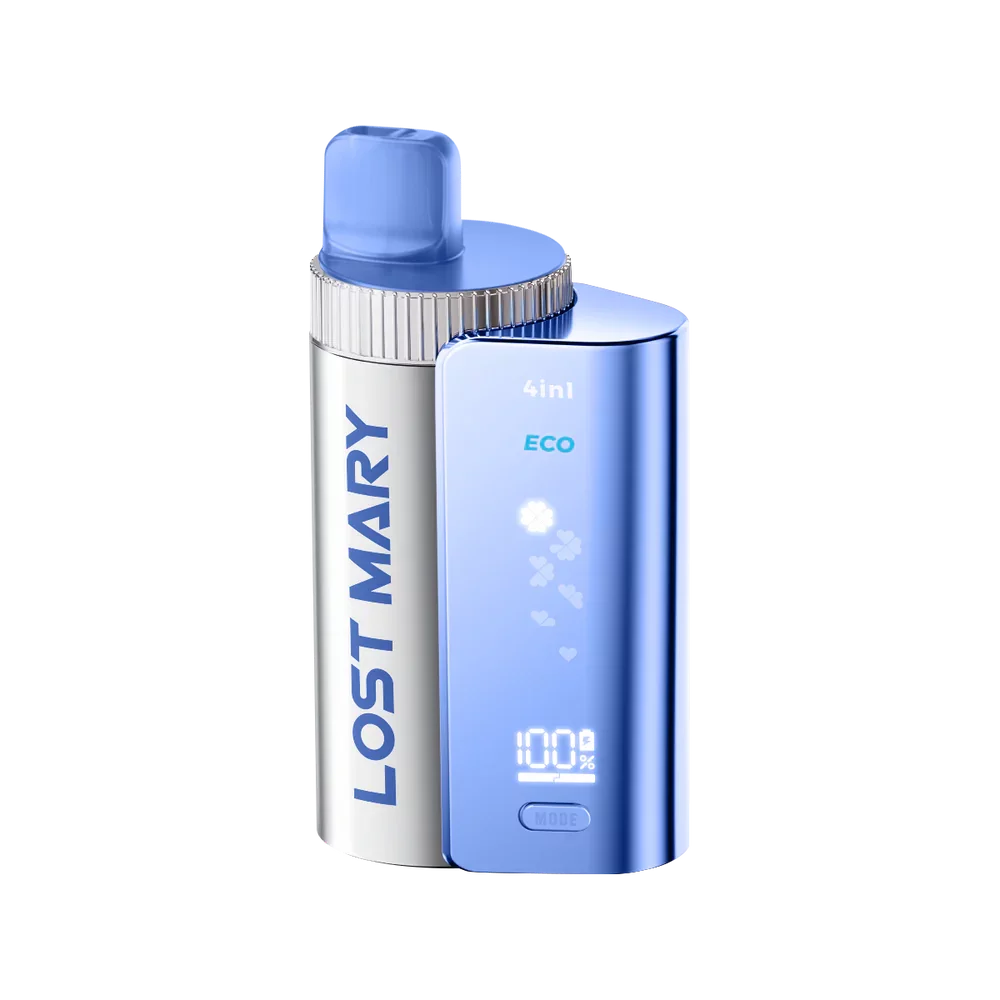  Lost Mary 4 in 1 3200 Puffs Disposable Vape Kit | Blueberry Lime 