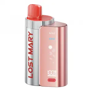 Strawberry Ice Lost Mary 4 in 1 3200 Puffs Disposable Vape Kit 