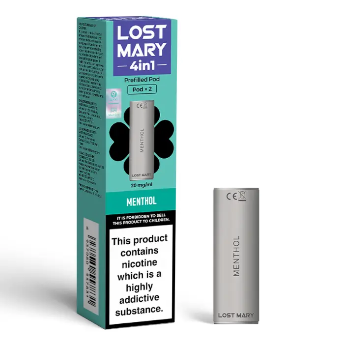 Menthol Lost Mary 4 in 1 Prefilled Pods 