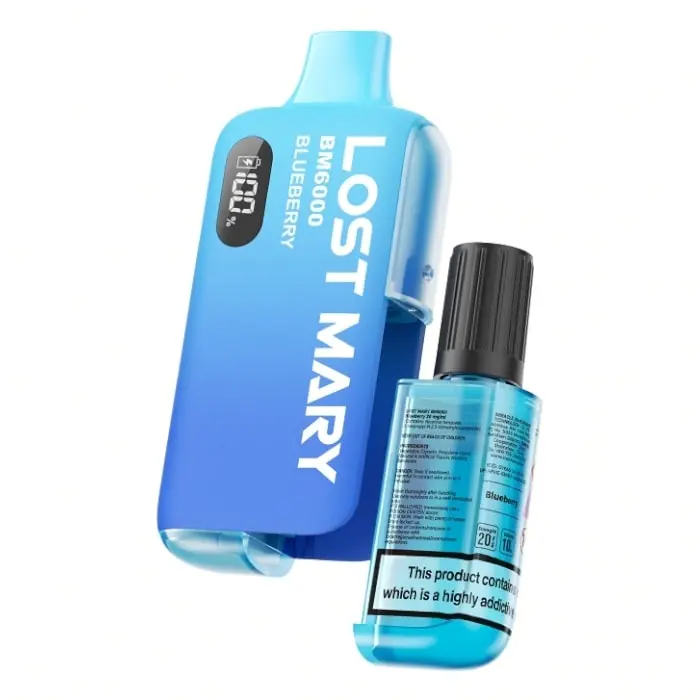 Blueberry Lost Mary BM6000 Disposable Vape Kit 20mg