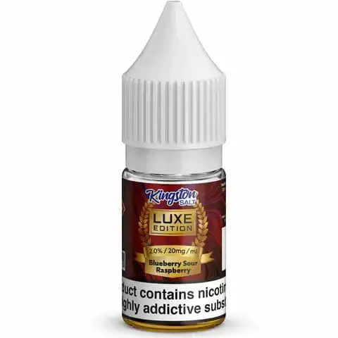  Blueberry Sour Raspberry Nic Salt E-Liquid by Kingston Luxe Edition 10ml 