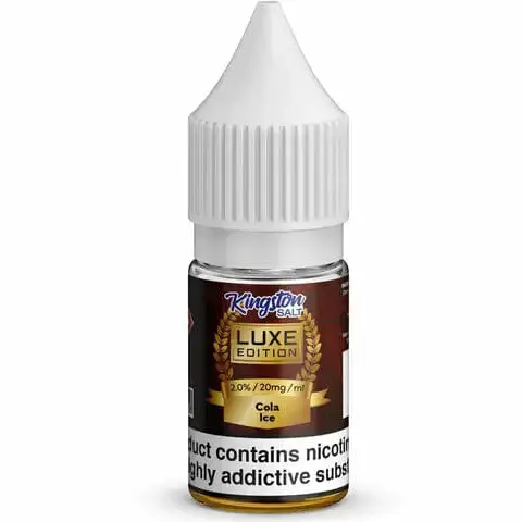 Cola Ice Nic Salt E-Liquid by Kingston Luxe Edition 10ml 