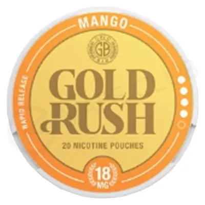  Mango Gold Rush Nicotine Pouches by Gold Bar 