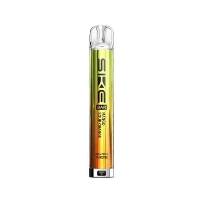 Mango Sour Orange Crystal Bar 600 Vape by SKE
