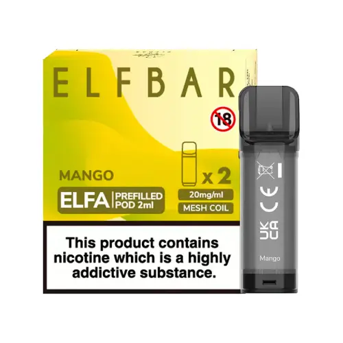 ELF BAR ELFA PRE-FILLED PODS (PACK OF 2) - Mango