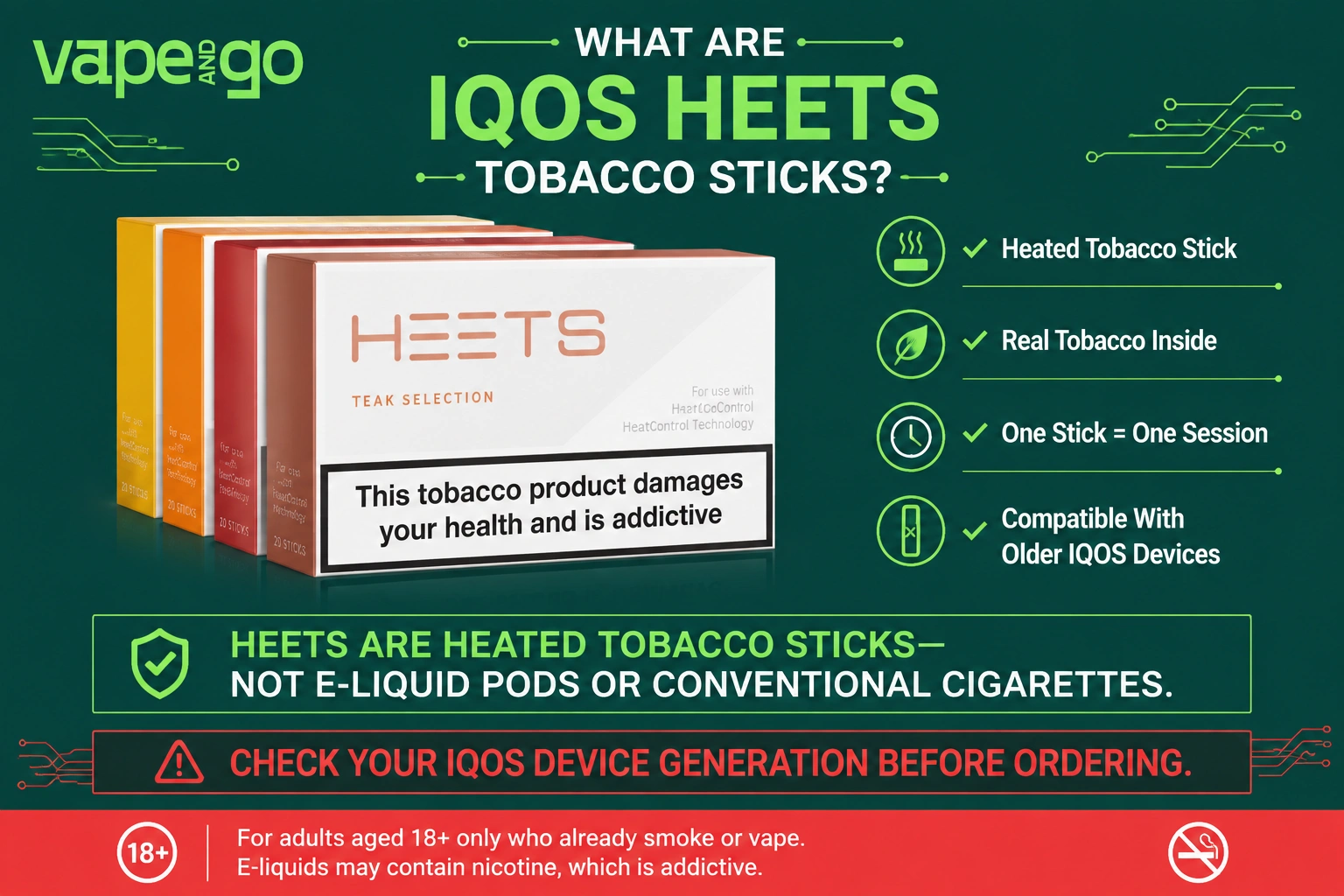 IQOS HEETS Tobacco Sticks
