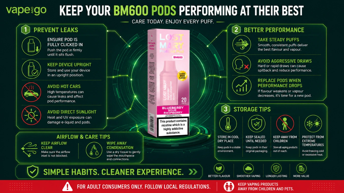 lost mary bm600 refill pods