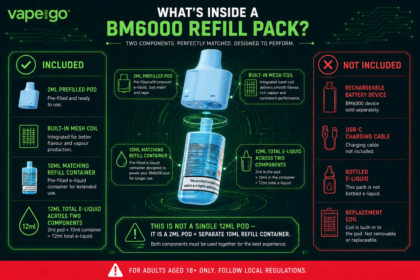 Lost Mary BM6000 Refill Pack