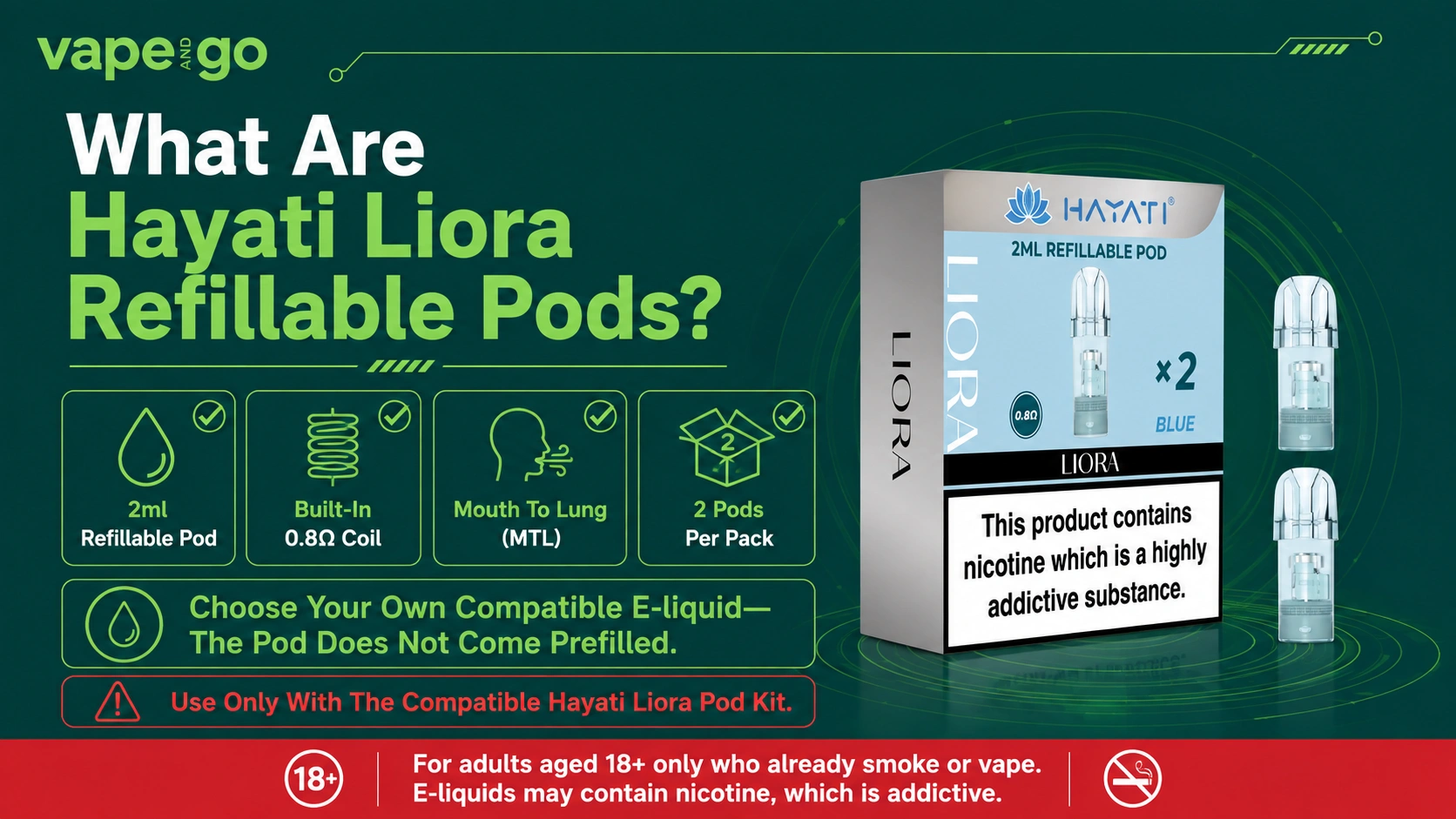 Hayati Liora Refillable Pods