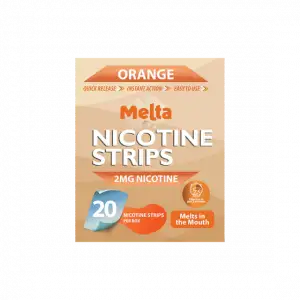 Melta Orange Nicotine Strips 2mg