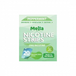 Melta Peppermint Nicotine Strips 2mg