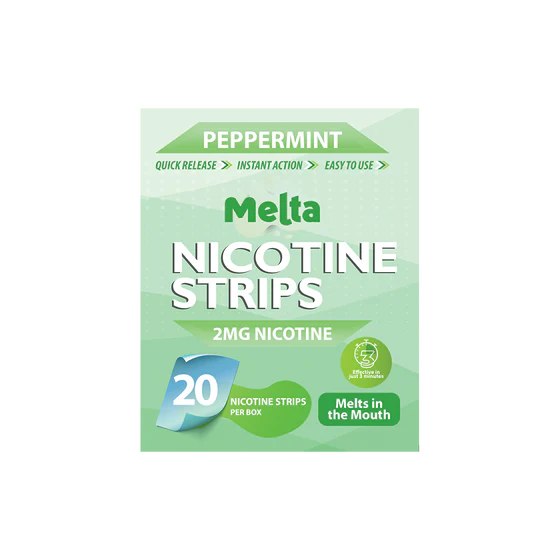  Melta Peppermint Nicotine Strips 2mg 