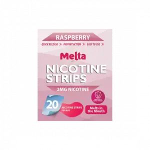 Melta Raspberry Nicotine Strips 2mg