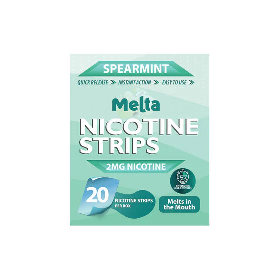  Melta Spearmint Nicotine Strips 2mg 