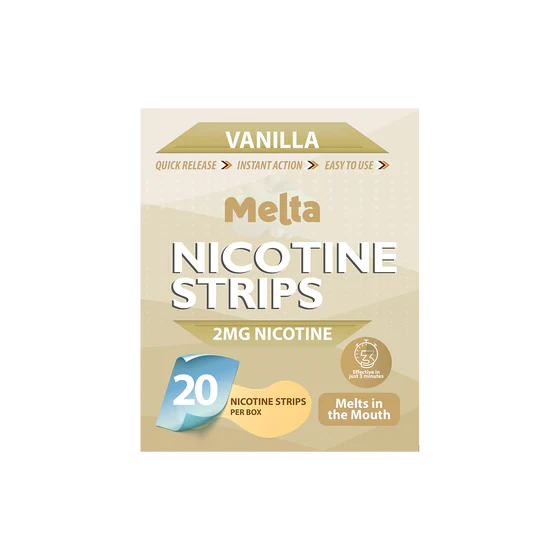  Melta Vanilla Nicotine Strips 2mg 