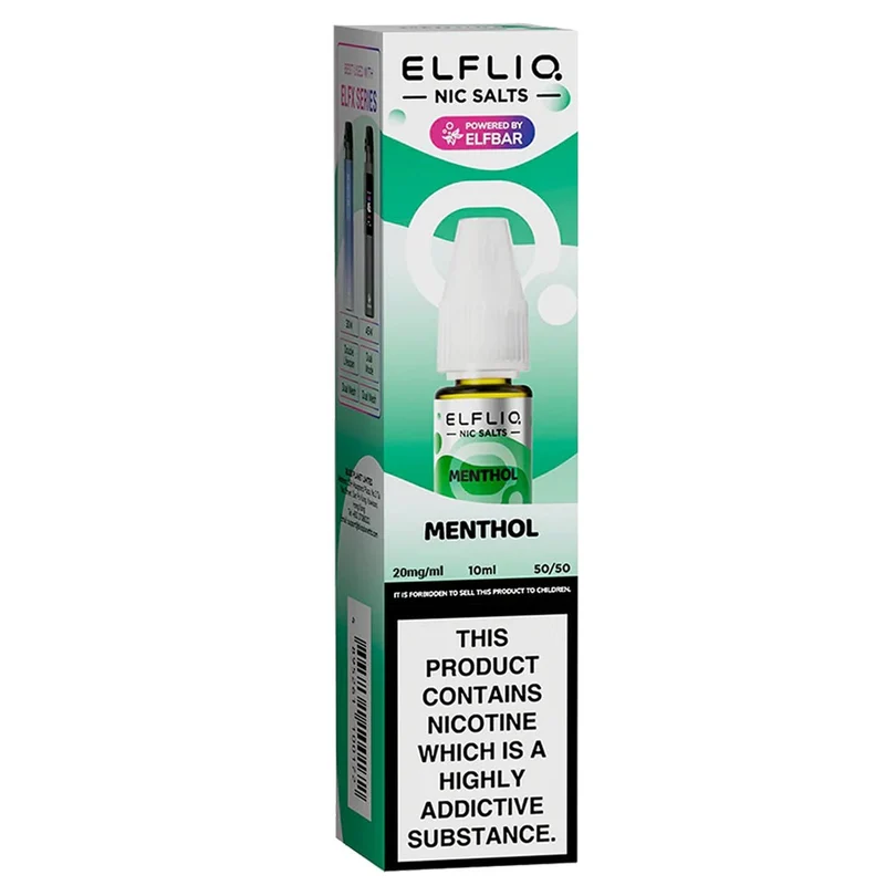 Very Menthol Nic Salt E-Liquid by Elf Bar Elfliq Salts 10ml
