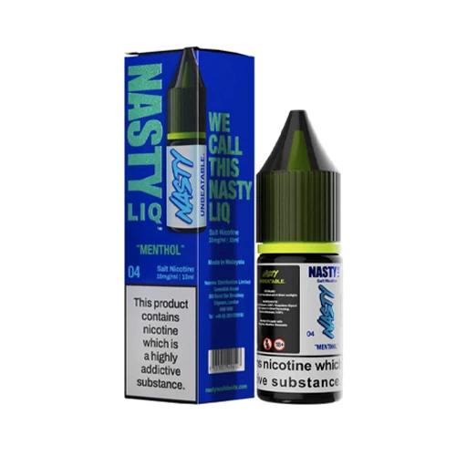 Menthol Nic Salt E-Liquid by Nasty Liq 10ml