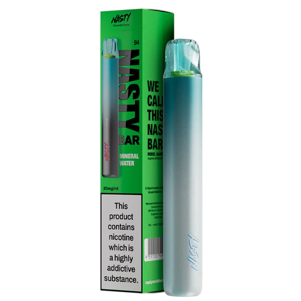 Nasty Bar 600 Disposable Vape - Mineral Water